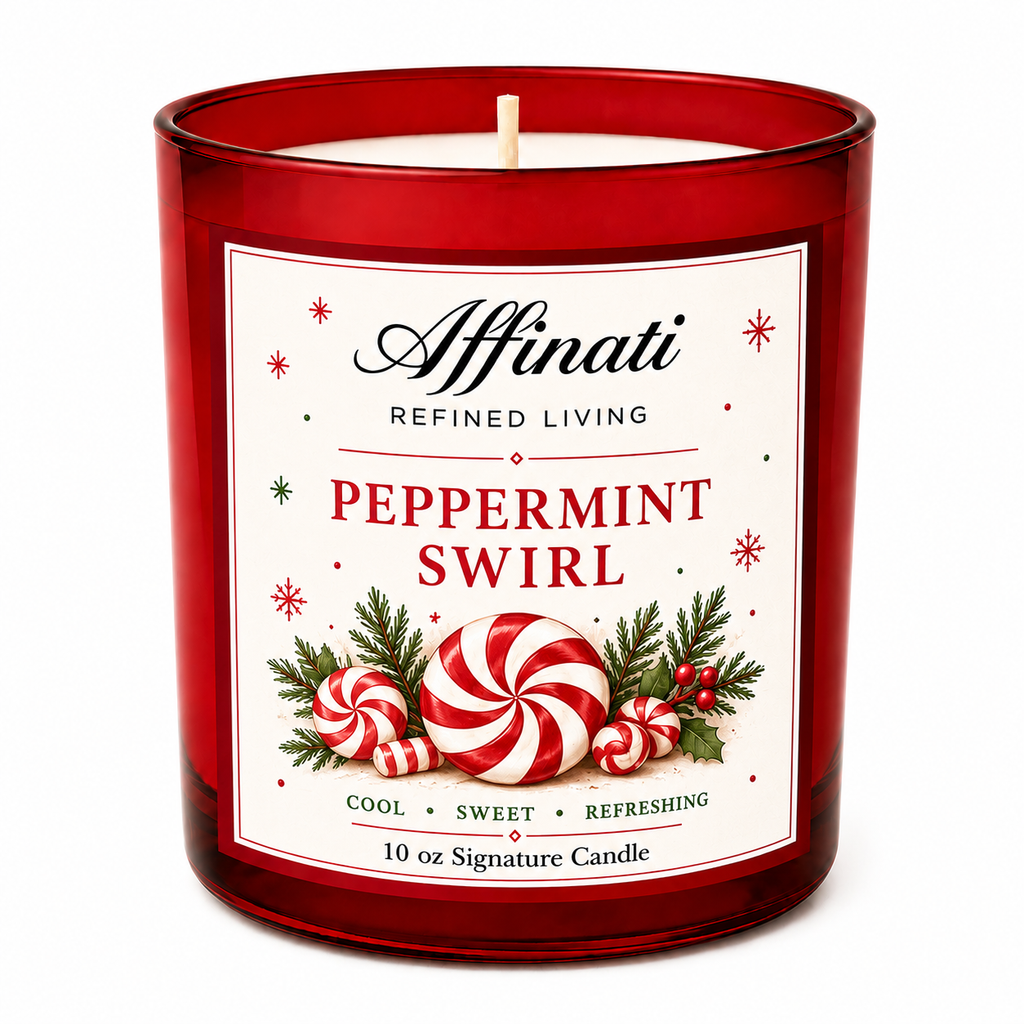 Peppermint Swirl Signature Candle