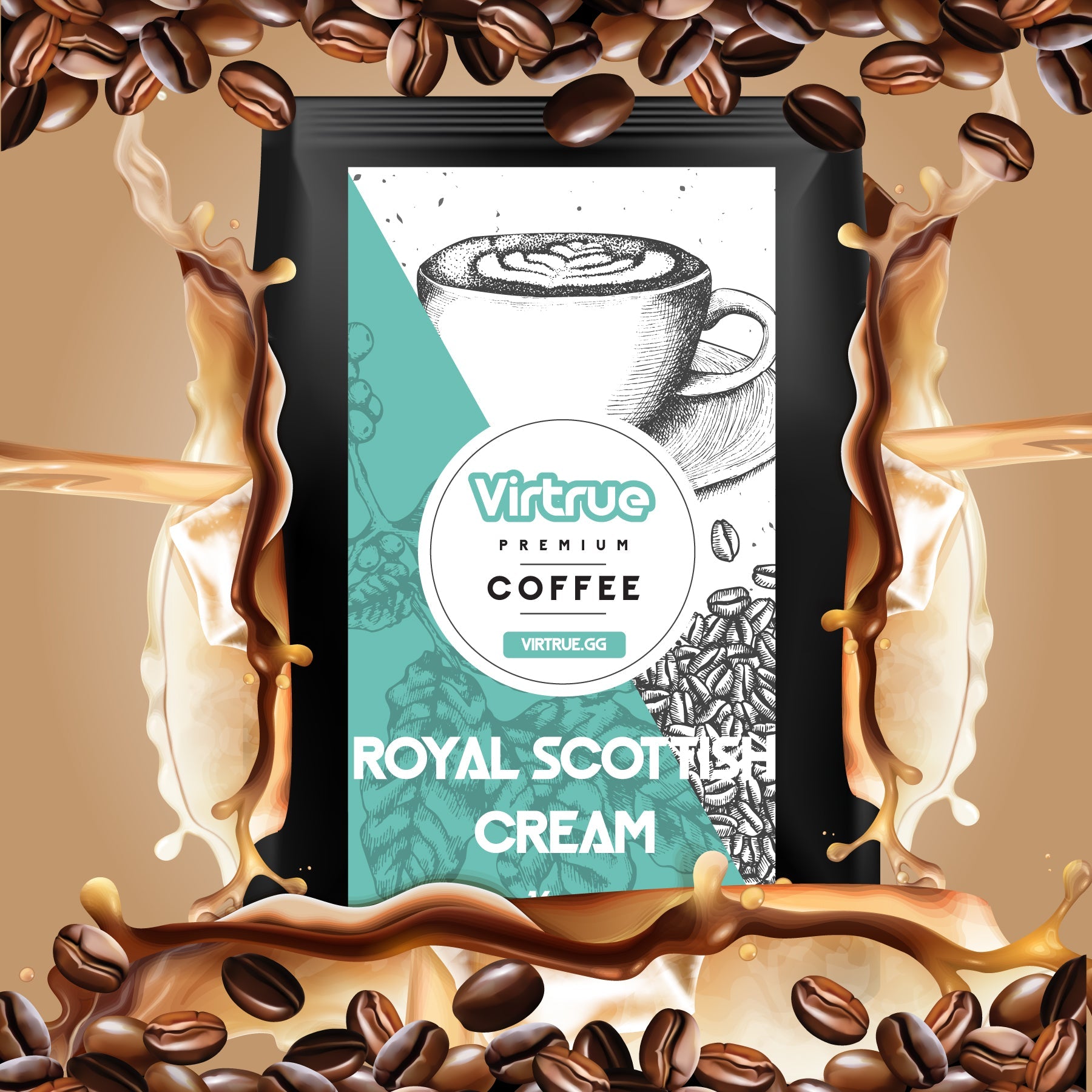 Royal Scottish Creme Flavored Coffee – 16oz | Virtrue Premium