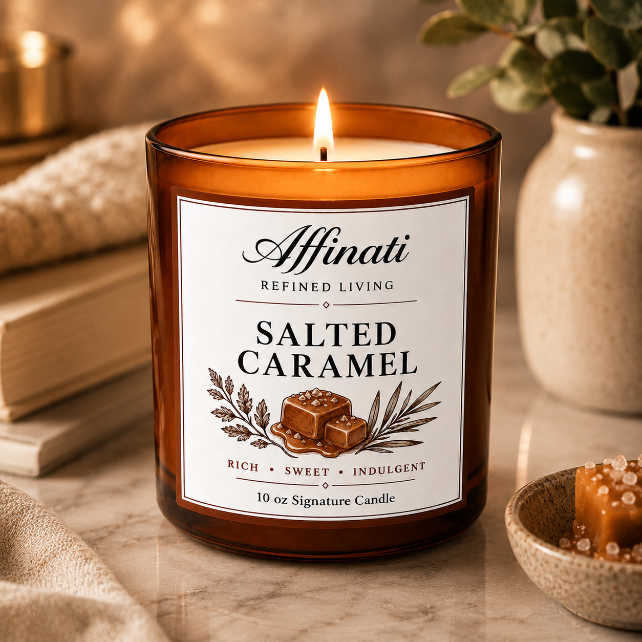Salted Caramel Signature Candle