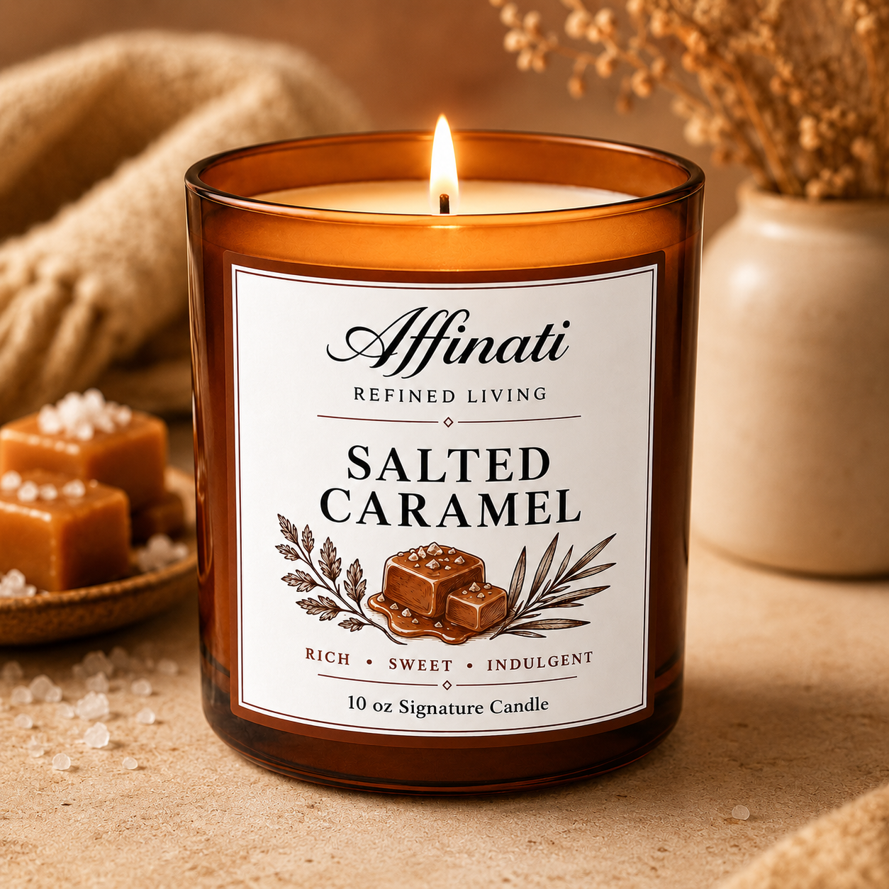 Salted Caramel Signature Candle