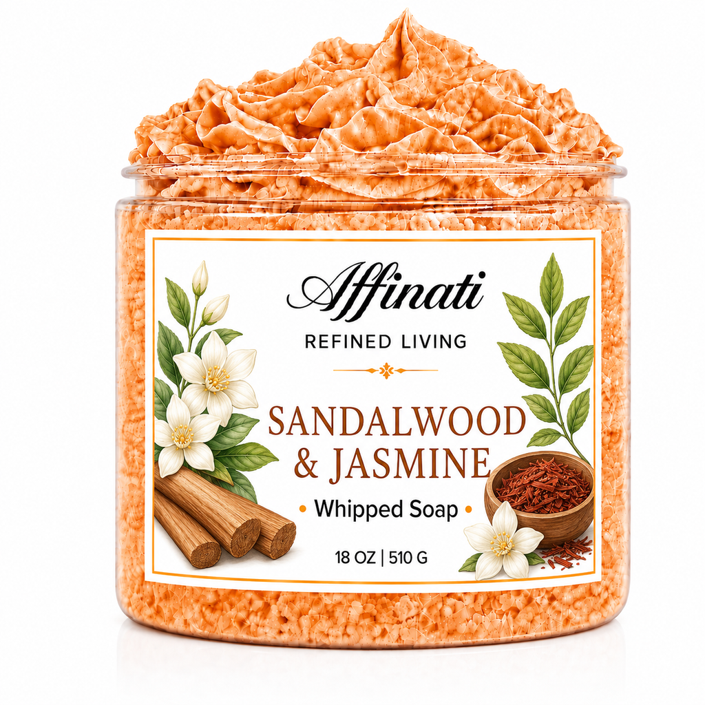 Sandalwood & Jasmine Whipped Soap