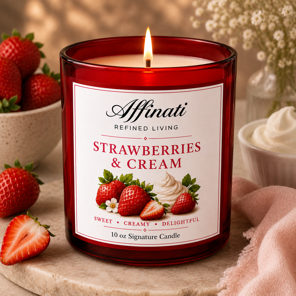 Strawberries & Cream Signature Candle