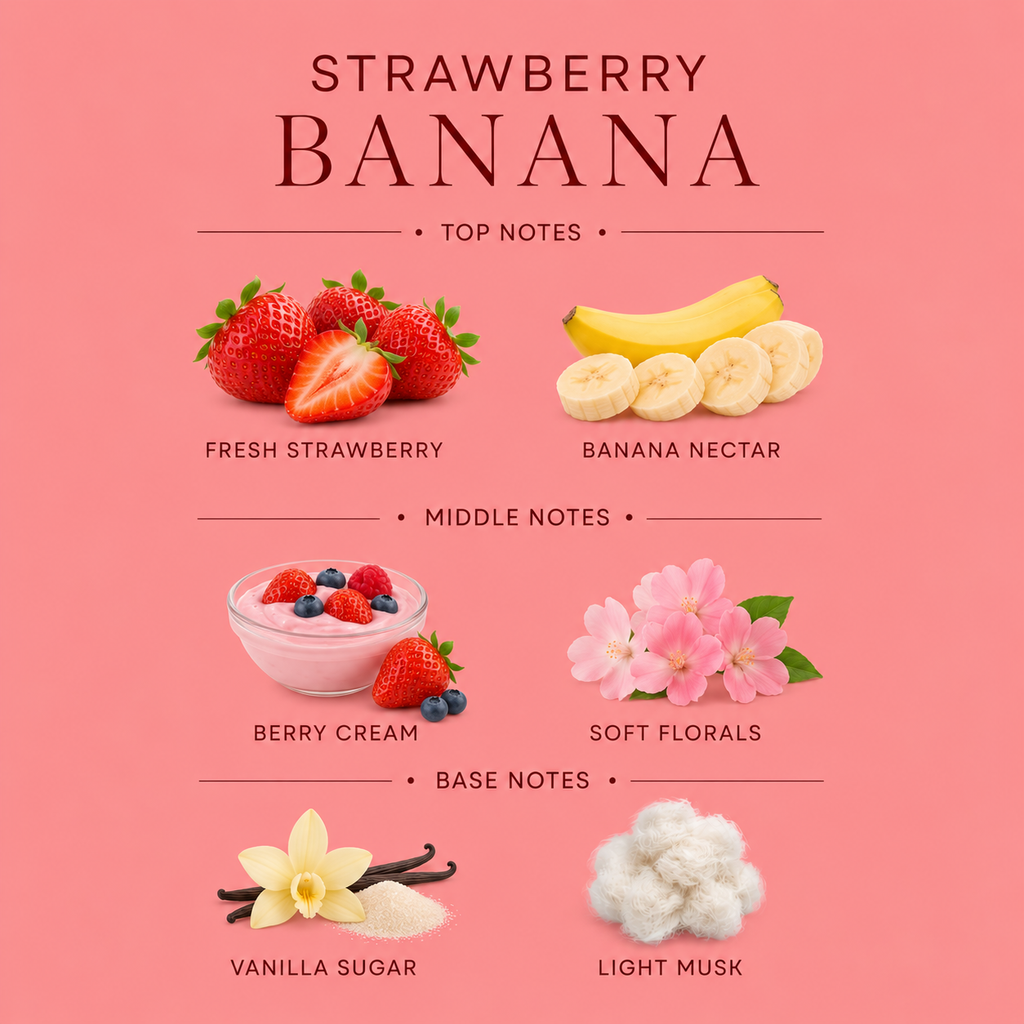 Strawberry Banana Whipped Soap