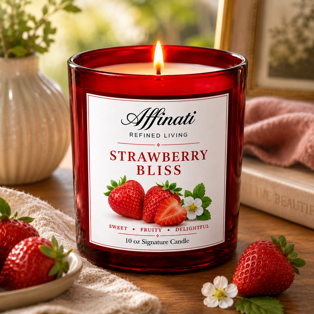 Strawberry Bliss Signature Candle