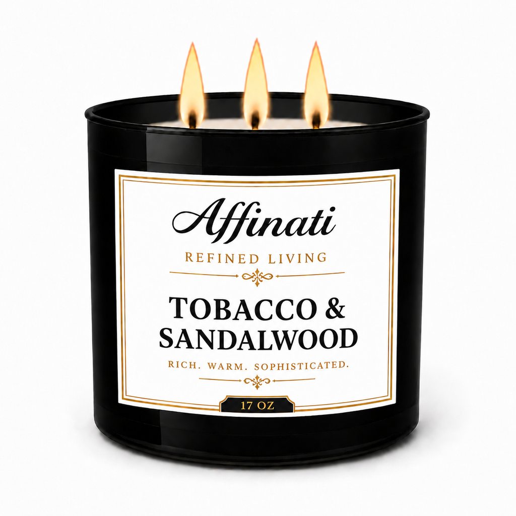 Tobacco & Sandalwood 3-Wick Candle