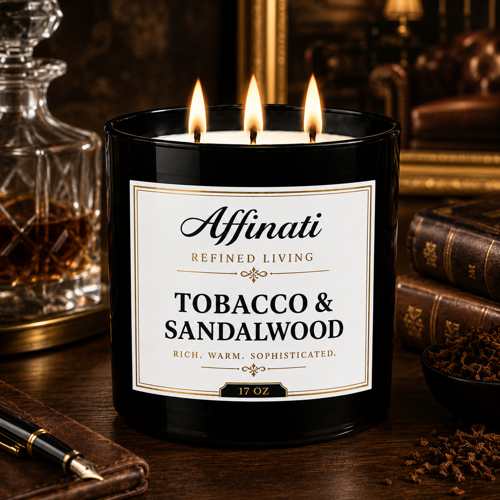 Tobacco & Sandalwood 3-Wick Candle