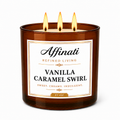 Vanilla Caramel Swirl 3-Wick Candle