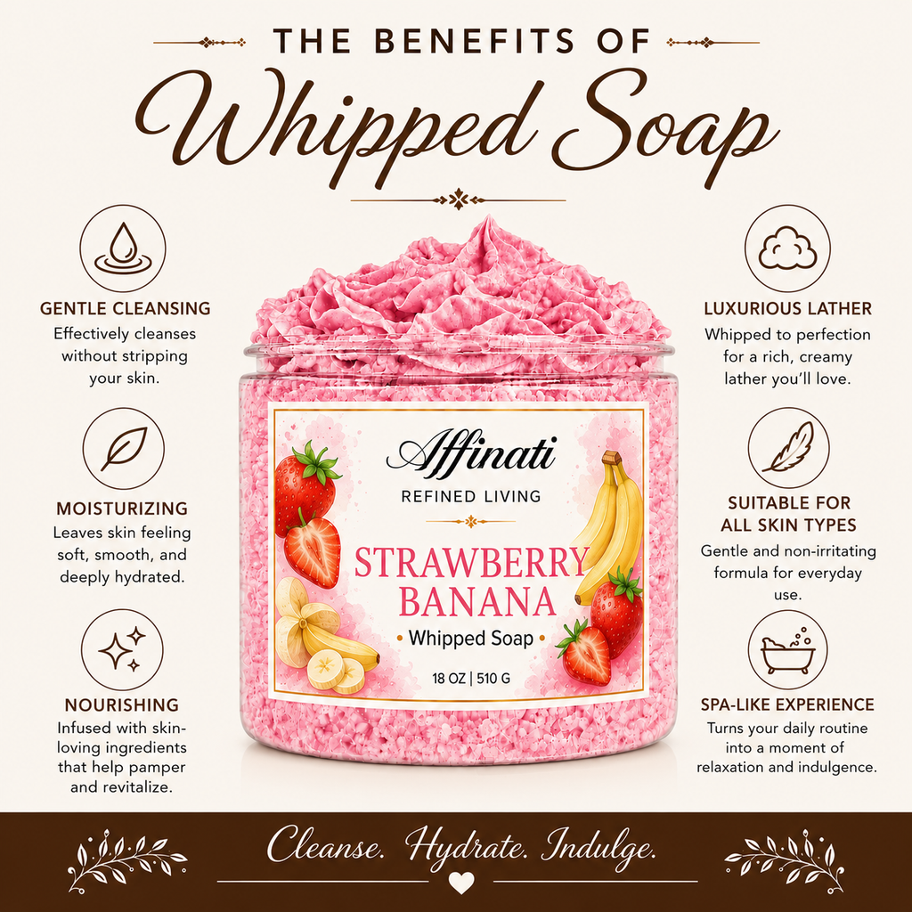 Cherry Noir Whipped Soap