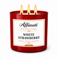 White Strawberry 3-Wick Candle