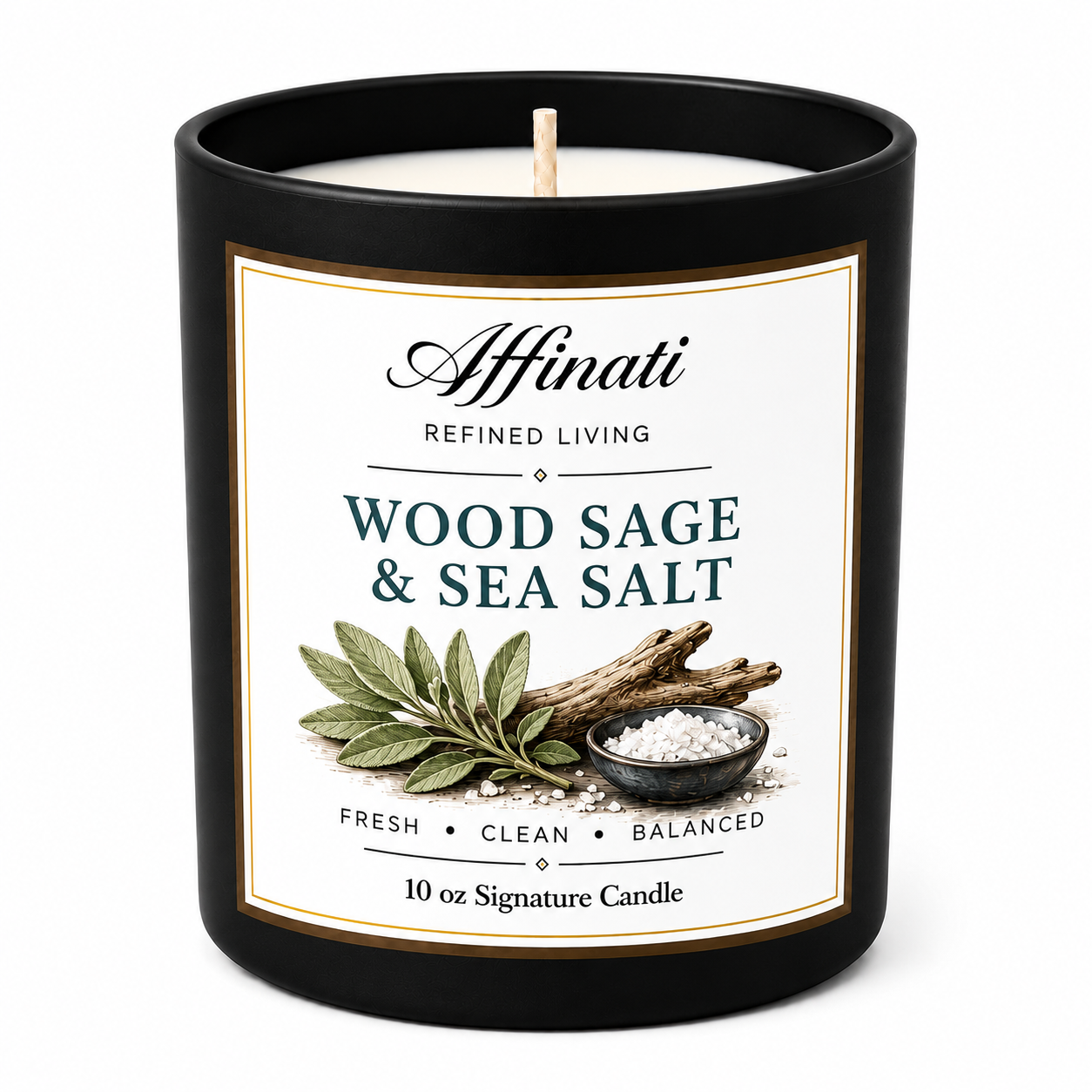 Wood Sage & Sea Salt Signature Candle